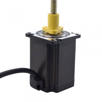 Zewnętrzny liniowy silnik krokowy NEMA 23 23E30S4004GG5-200RS skok na obrót 2,54mm skok 200mm