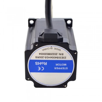 Zewnętrzny liniowy silnik krokowy NEMA 23 23E30S4004HG5-200RS skok na obrót 5,08mm skok 200mm