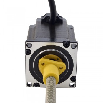 Zewnętrzny liniowy silnik krokowy NEMA 23 23E30S4004HG5-200RS skok na obrót 5,08mm skok 200mm