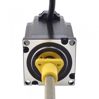 Zewnętrzny liniowy silnik krokowy NEMA 23 23E30S4004NG5-200RS skok na obrót 10,16mm skok 200mm