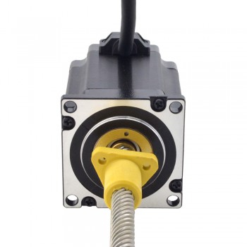 Zewnętrzny liniowy silnik krokowy NEMA 23 23E30S4004YG5-200RS skok na obrót 25,4mm skok 200mm