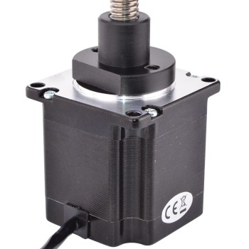 Zewnętrzny liniowy silnik krokowy Nema 23 23LS22-2004E-300U skok na obrót 4mm