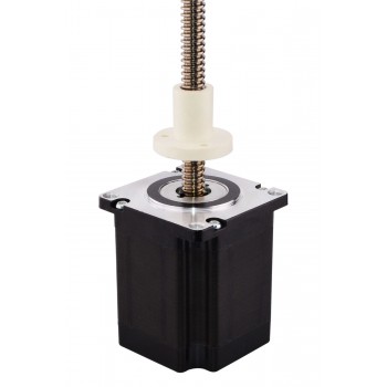Zewnętrzny liniowy silnik krokowy Nema 23 23LS26-25041-150E skok na obrót 5,08mm