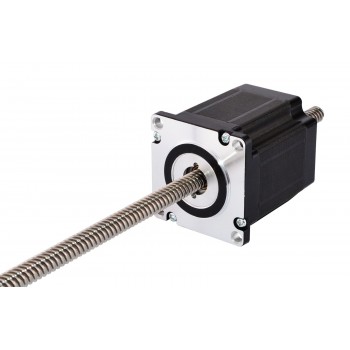 Zewnętrzny liniowy silnik krokowy Nema 23 23LS26-25041-250N skok na obrót 5,08mm