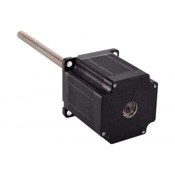 Zewnętrzny liniowy silnik krokowy Nema 23 23LS26-25042-250E skok na obrót 10,16mm