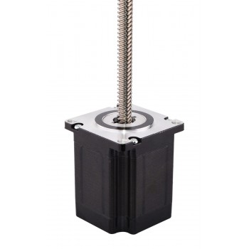 Zewnętrzny liniowy silnik krokowy Nema 23 23LS26-25043-250N skok na obrót 2,54mm
