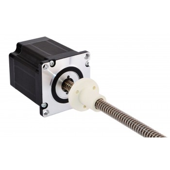 Zewnętrzny liniowy silnik krokowy Nema 23 23LS26-2504A-150E skok na obrót 1,5875mm