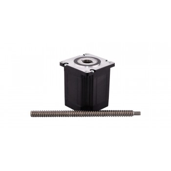 Zewnętrzny liniowy silnik krokowy Nema 23 23LS26-2504A-150N skok na obrót 1,5875mm