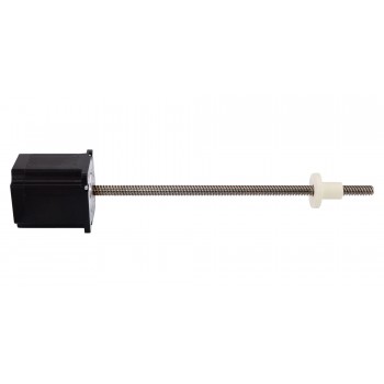 Zewnętrzny liniowy silnik krokowy Nema 23 23LS26-2504A-250E skok na obrót 1,5875mm
