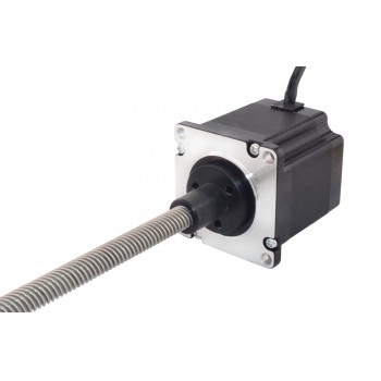 Zewnętrzny liniowy silnik krokowy Nema 23 3A skok na obrót 20mm 23LS22-3004E-355R