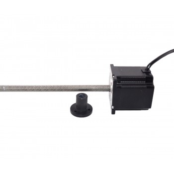 Zewnętrzny liniowy silnik krokowy Nema 23 3A skok na obrót 20mm 23LS22-3004E-355R