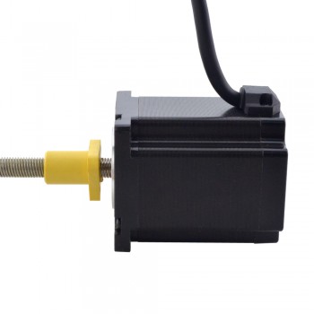 Zewnętrzny liniowy silnik krokowy NEMA 24 24E30S5004HG5-200RS skok na obrót 5,08mm skok 200mm