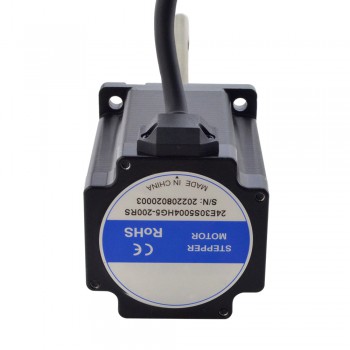Zewnętrzny liniowy silnik krokowy NEMA 24 24E30S5004HG5-200RS skok na obrót 5,08mm skok 200mm