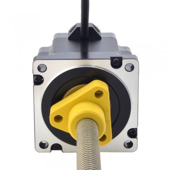 Zewnętrzny liniowy silnik krokowy NEMA 34 34E30S5504GK5-200RS skok na obrót 2,54mm skok 200mm