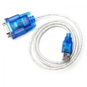 Adapter USB do RS232 HL-340 z kablem 0,8 m i wydajnym chipsetem do parametryzacji silników serwo JMC