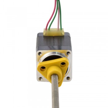 Zewnętrzny liniowy silnik krokowy NEMA 8 8E11S0504AC5-100RS skok na obrót 2mm skok 100mm