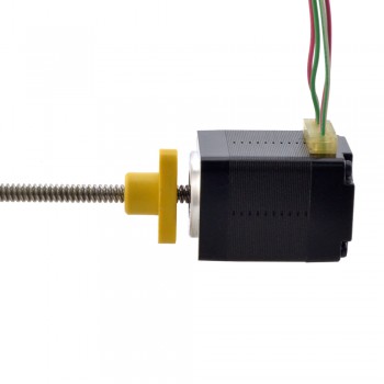 Zewnętrzny liniowy silnik krokowy NEMA 8 8E11S0504AC5-100RS skok na obrót 2mm skok 100mm