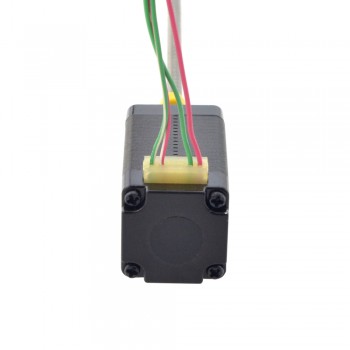 Zewnętrzny liniowy silnik krokowy NEMA 8 8E15S0504AC5-100RS skok na obrót 2mm skok 100mm