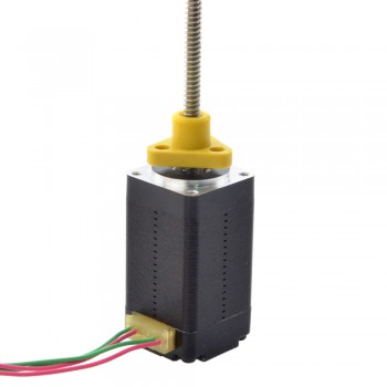 Zewnętrzny liniowy silnik krokowy NEMA 8 8E15S0504AC5-100RS skok na obrót 2mm skok 100mm