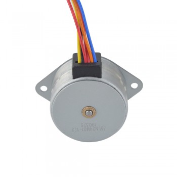 Zewnętrzny liniowy silnik krokowy pm Φ35x22mm 35LN24M01-122, skok na obrót 0,5mm, skok 21,5mm