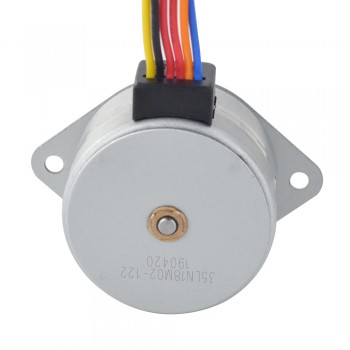 Zewnętrzny liniowy silnik krokowy pm Φ35x22mm 35LN48M02-122, skok na obrót 0,5mm, skok 21,5mm