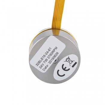 Ф32x17,5mm Silnik bldc z zewnętrznym wirnikiem 32BLE18-24-01 24 V 2760 obr./min 0,0253 Nm 7 W 0,5 kg