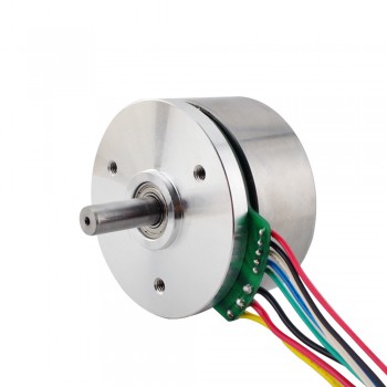 Ф61,2x34mm Silnik bldc z zewnętrznym wirnikiem 60BLE34-24-01 24 V 3740 obr./min 0,284 Nm 100 W 5,3 A