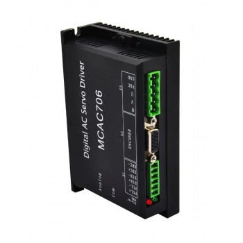 Cyfrowy sterownik serwo DC MCAC706 6A 20~70V 200W do bezszczotkowego silnika serwo DC