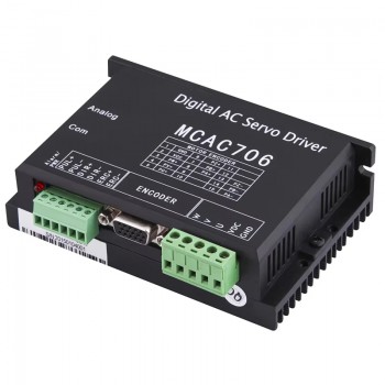Cyfrowy sterownik serwo DC MCAC706 6A 20~70V 200W do bezszczotkowego silnika serwo DC