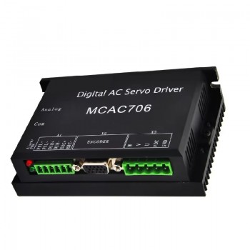 Cyfrowy sterownik serwo DC MCAC706 6A 20~70V 200W do bezszczotkowego silnika serwo DC
