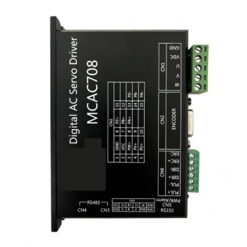 Cyfrowy sterownik serwo DC MCAC706 6A 20~70V 200W do bezszczotkowego silnika serwo DC