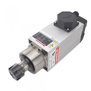 Elektrowrzeciono CNC AC chłodzony powietrzem GDZ93×82-2.2C4 380V 2,2KW 18000obr./min 300Hz z tuleją zaciskową ER25