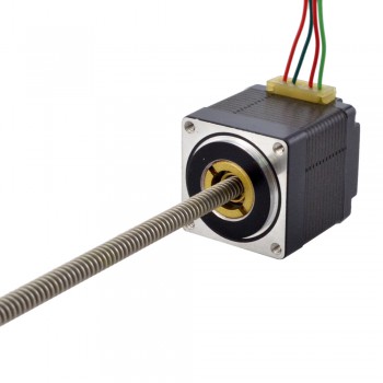 Liniowy silnik krokowy nieuchwytny NEMA 11 11N13S1004GD5-200RS 0,06Nm skok na obrót 2,54mm skok 200mm