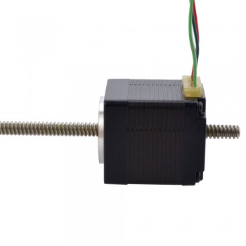 Liniowy silnik krokowy nieuchwytny NEMA 11 11N13S1004GD5-200RS 0,06Nm skok na obrót 2,54mm skok 200mm