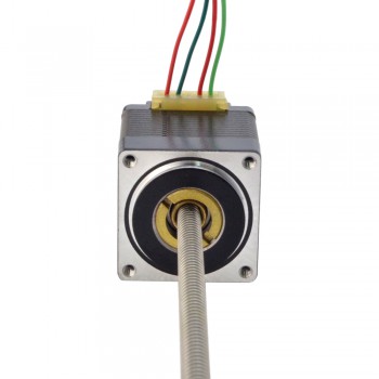Liniowy silnik krokowy nieuchwytny NEMA 11 11N13S1004GD5-200RS 0,06Nm skok na obrót 2,54mm skok 200mm