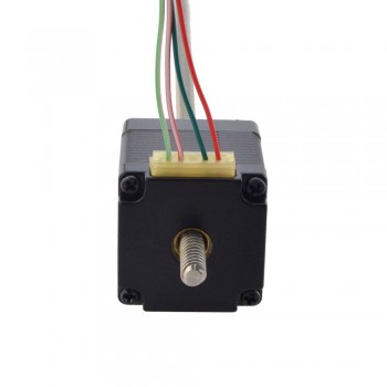 Liniowy silnik krokowy nieuchwytny NEMA 11 11N13S1004GD5-200RS 0,06Nm skok na obrót 2,54mm skok 200mm