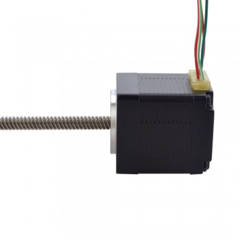 Liniowy silnik krokowy nieuchwytny NEMA 11 11N13S1004HD5-200RS skok na obrót 5,08mm skok 200mm