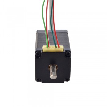 Liniowy silnik krokowy nieuchwytny NEMA 11 11N18S1004FD5-200RS 0,12Nm skok na obrót 1,27mm skok 200mm