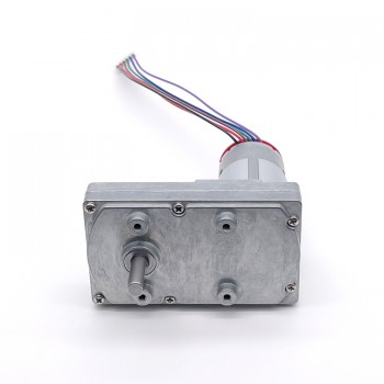 15 szt. Motoreduktor szczotkowy DC z magnesami trwałymi GM100F-555PM 12V/24V z przekładnią walcową o przełożeniu 6–365:1