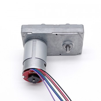 15 szt. Motoreduktor szczotkowy DC z magnesami trwałymi GM100F-555PM 12V/24V z przekładnią walcową o przełożeniu 6–365:1