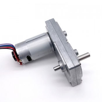 15 szt. Motoreduktor szczotkowy DC z magnesami trwałymi GM100F-555PM 12V/24V z przekładnią walcową o przełożeniu 6–365:1