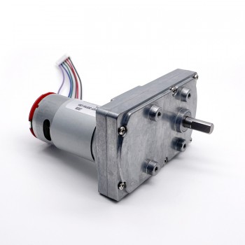 15 szt. Motoreduktor szczotkowy DC z magnesami trwałymi GM100F-555PM 12V/24V z przekładnią walcową o przełożeniu 6–365:1