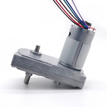 15 szt. Motoreduktor szczotkowy DC z magnesami trwałymi GM100F-555PM 12V/24V z przekładnią walcową o przełożeniu 6–365:1