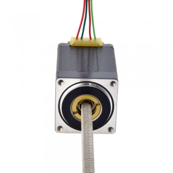 Liniowy silnik krokowy nieuchwytny NEMA 11 11N18S1004ND5-200RS skok na obrót 10,16mm skok 200mm