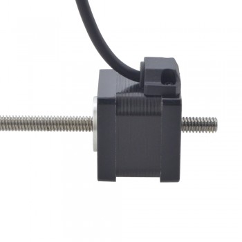 Liniowy silnik krokowy nieuchwytny NEMA 14 14N13S1504GF5-200RS skok na obrót 2,54mm skok 200mm