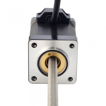 Liniowy silnik krokowy nieuchwytny NEMA 14 14N19S1504FF5-200RS skok na obrót 1,27mm skok 200mm