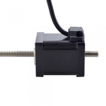 Liniowy silnik krokowy nieuchwytny NEMA 14 14N19S1504GF5-200RS skok na obrót 2,54mm skok 200mm