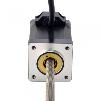 Liniowy silnik krokowy nieuchwytny NEMA 14 14N19S1504GF5-200RS skok na obrót 2,54mm skok 200mm
