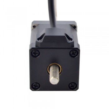 Liniowy silnik krokowy nieuchwytny NEMA 14 14N19S1504GF5-200RS skok na obrót 2,54mm skok 200mm