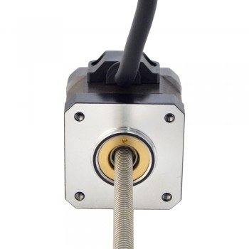 Liniowy silnik krokowy nieuchwytny NEMA 17 17N13S1504GF5-200RS skok na obrót 2,54mm skok 200mm